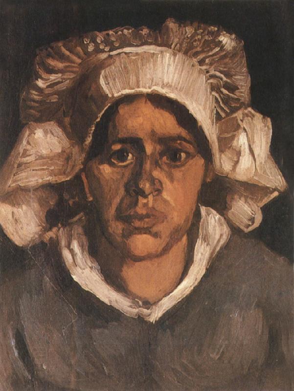 Vincent Van Gogh Head of a Peasant Woman with White Cap (nn04) China oil painting art